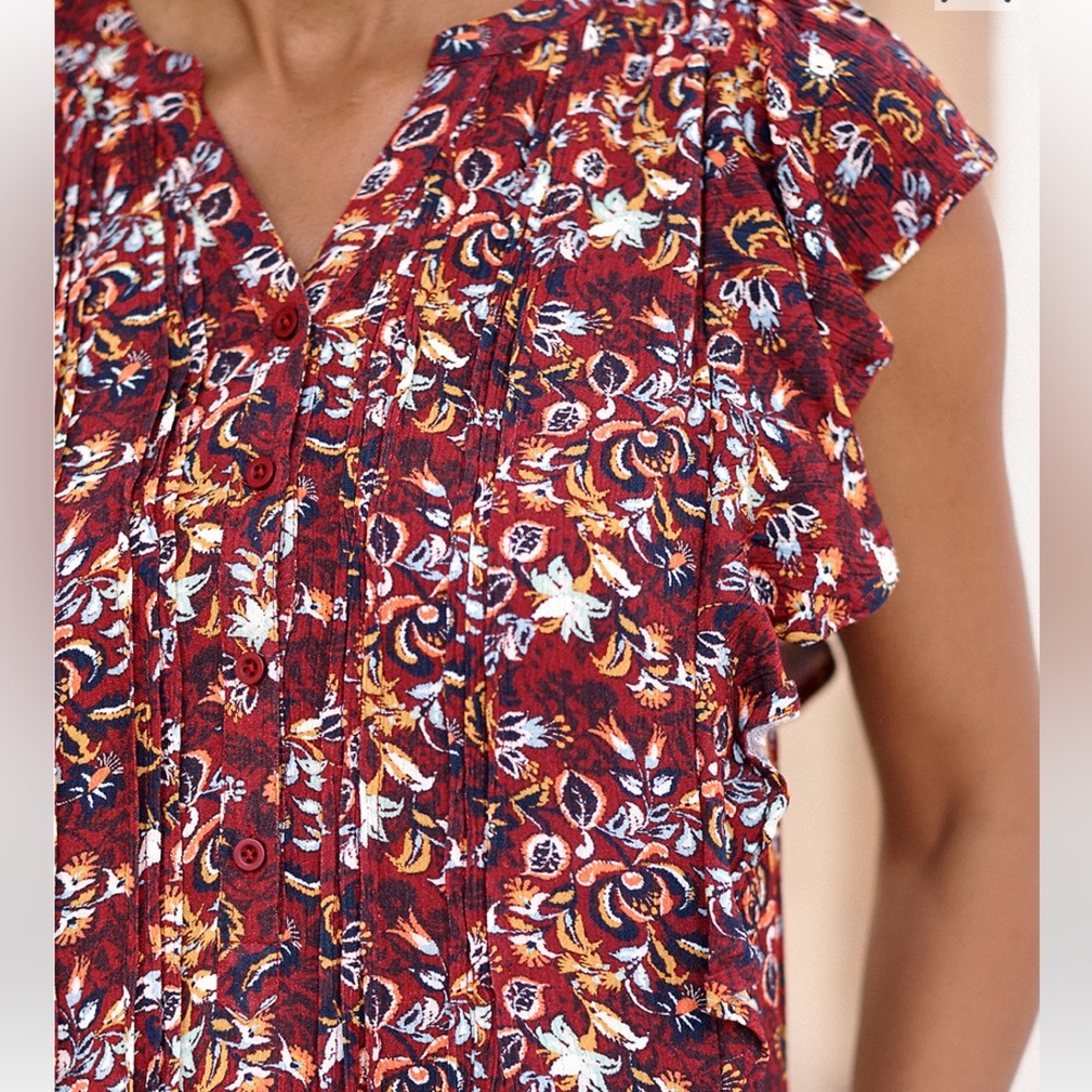 Garnet Hill River's Edge Crepe Dress Sz Small - Picture 3 of 14